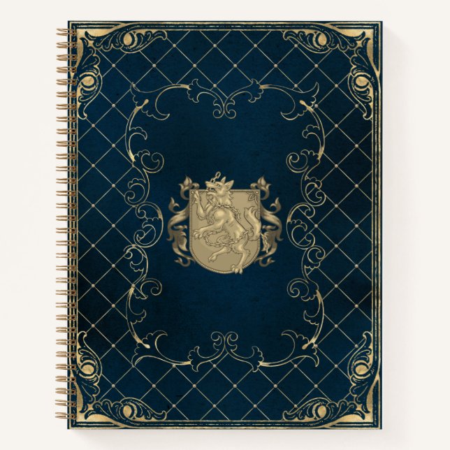 Cuaderno Portátil de los Pastores de Haven Blue (Anverso)