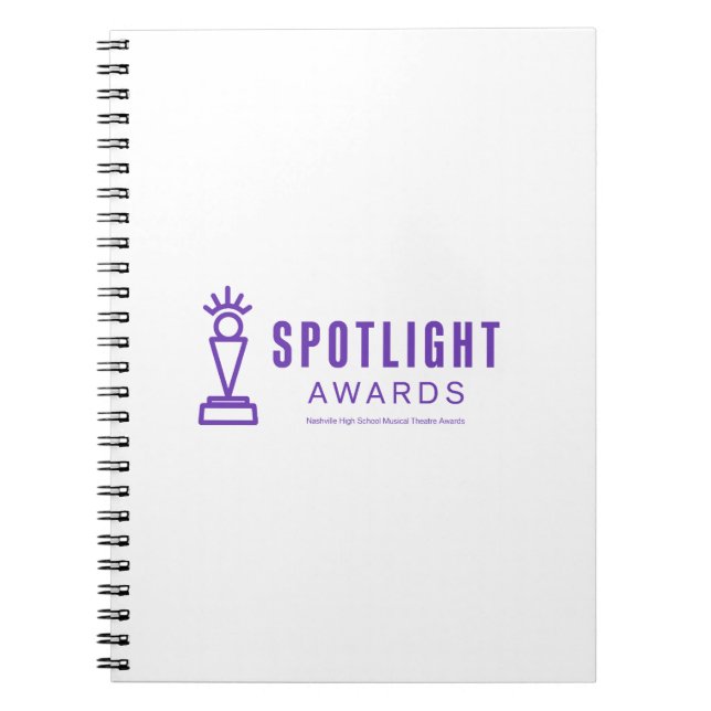 Cuaderno Portátil de los premios Spotlight (Frente)