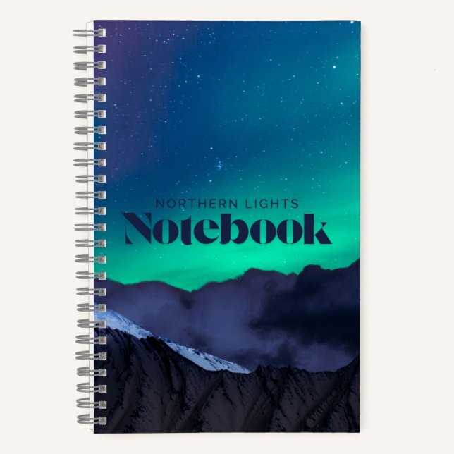 Cuaderno Portátil de luces boreales (Anverso)