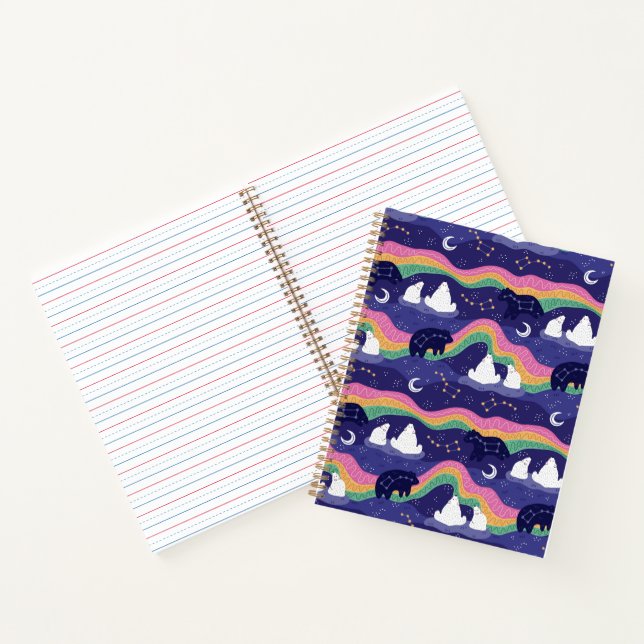 Cuaderno Portátil de luces boreales (Interior)