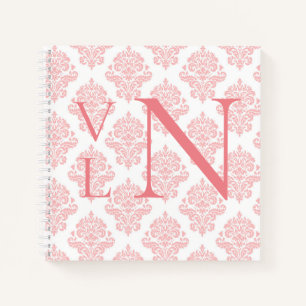 Cuaderno Portátil de malla de malla de inicio de monograma