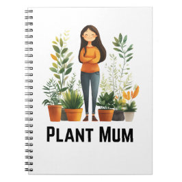 Cuaderno Portátil de Mamá de planta