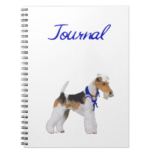 Cuaderno Portátil de marinero de Fox Terrier con cable