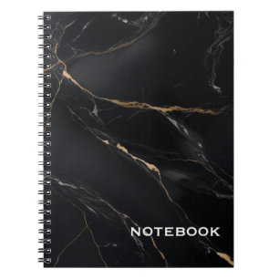 CUADERNO PORTÁTIL DE MÁRMOL NEGRO
