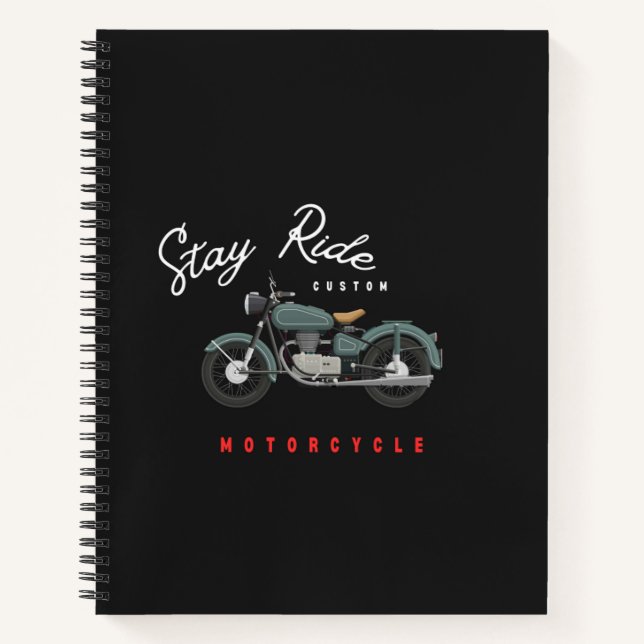 Cuaderno Portátil de moto de aventura (Anverso)