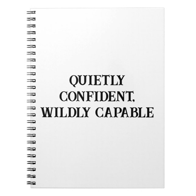 Cuaderno Portátil de mujeres confiables y capaces (Frente)