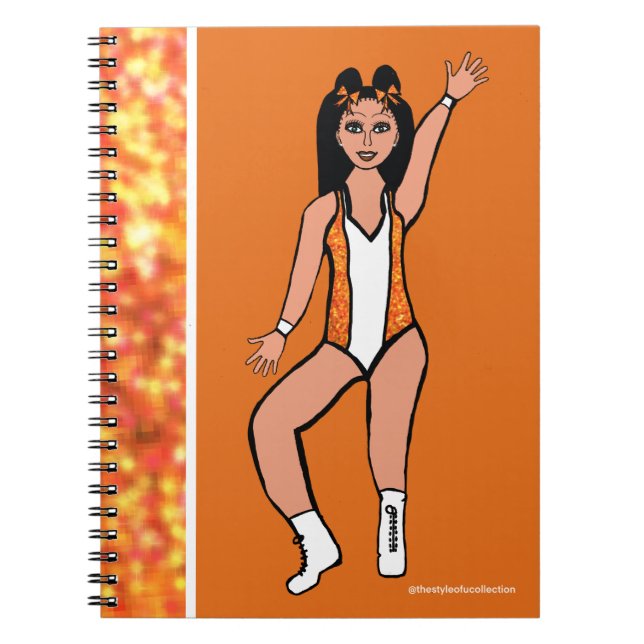 Cuaderno Portátil de Naranja de bailarina n.º 2 (Frente)