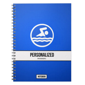 Cuaderno Portátil de natación personalizado