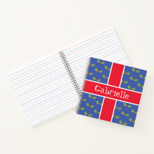 Cuaderno Portátil de Navidades personalizados Holly y Berri