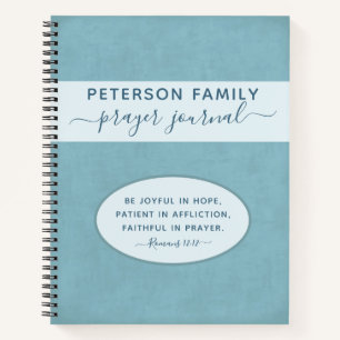 Cuaderno Portátil de nombre de familia personalizado de Re
