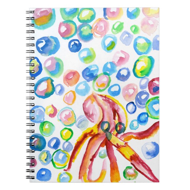 Cuaderno Portátil de Octopus lúdico (Frente)