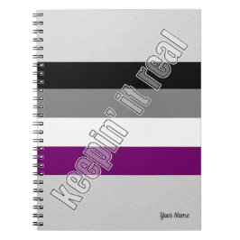 Cuaderno Portátil de orgullo asexual