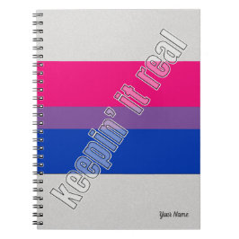 Cuaderno Portátil de orgullo bisexual
