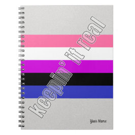 Cuaderno Portátil de orgullo de fluido de género