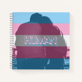 Cuaderno Portátil de orgullo trans humano