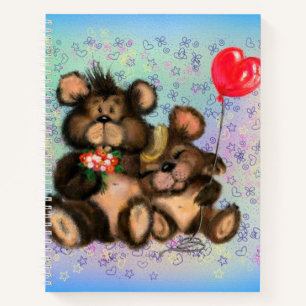 Cuaderno Portátil de oso familiar