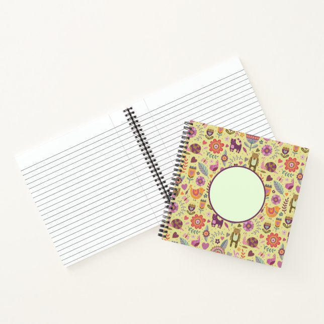 Cuaderno Portátil de oso y amigos (Interior)