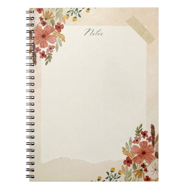 Cuaderno 🍂 portátil de otoño (Frente)