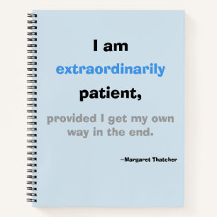 Cuaderno Portátil de paciente extraordinario