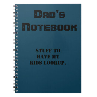 Cuaderno Portátil de papá
