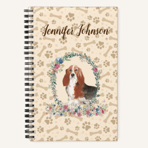 Cuaderno Portátil de papel de garrapata de perro y cutis f