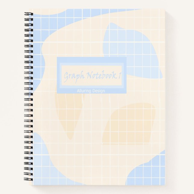 Cuaderno Portátil de papel gráfico Pastel Graph (Anverso)