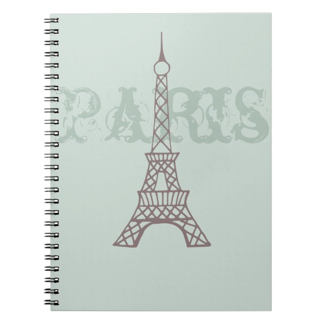 Cuaderno Portátil de París de época (Frente)