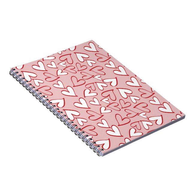 Cuaderno Portátil de patrón cardíaco (Lado Derecho)