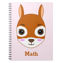 Cuaderno Portátil de patrón de ardilla personalizado