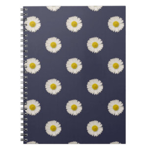 Cuaderno Portátil de patrón de flor mareado