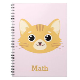 Cuaderno Portátil de patrón de gato personalizado