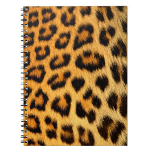 Cuaderno Portátil de patrón de piel de leopardo