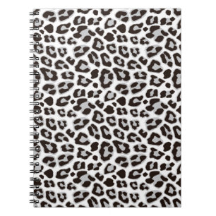 Cuaderno Portátil de patrón de piel de leopardo