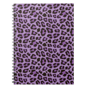 Cuaderno Portátil de patrón de piel de leopardo