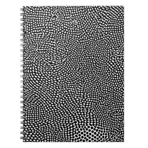 Cuaderno Portátil de patrón de punto distorsionado