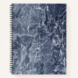 Cuaderno Portátil de patrón espiral de piedra de granito