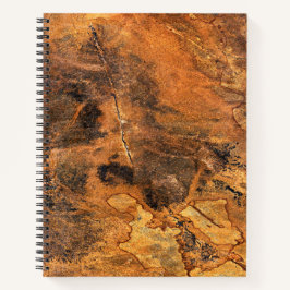 Cuaderno Portátil de patrón espiral de piedra de granito