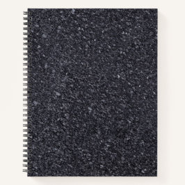 Cuaderno Portátil de patrón espiral de piedra de granito