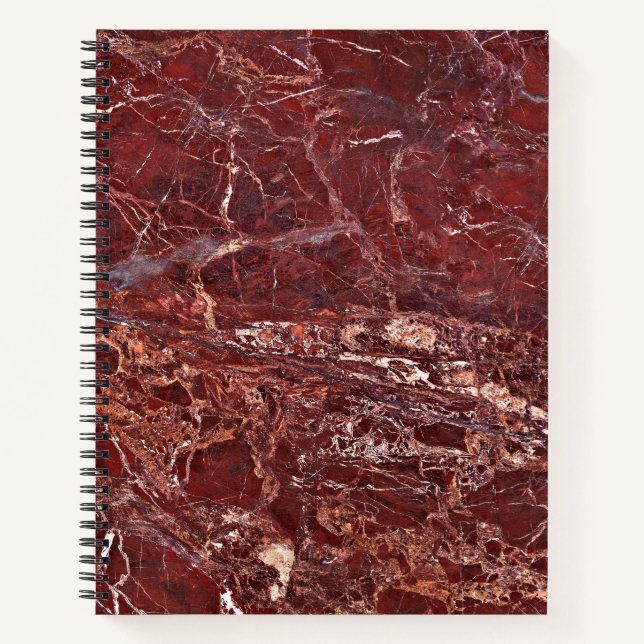 Cuaderno Portátil de patrón espiral de piedra de granito (Anverso)