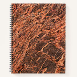 Cuaderno Portátil de patrón espiral de piedra de granito