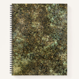Cuaderno Portátil de patrón espiral de piedra de granito