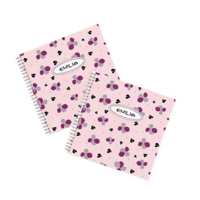 Cuaderno Portátil de patrón floral (Subido por el creador)