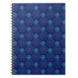 Cuaderno Portátil de patrón floral