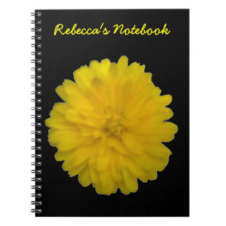 Cuaderno Portátil de Personalizable amarillo Marigold