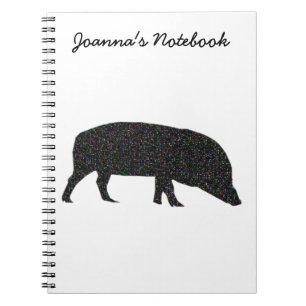 Cuaderno Portátil de Personalizable de cerdo espumoso