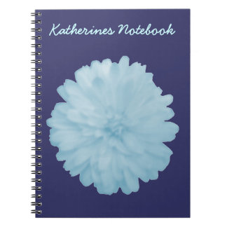 Cuaderno Portátil de Personalizable Icy Blue Marigold