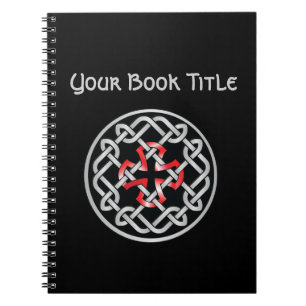 Cuaderno Portátil de Personalizable metálico de nudo celta