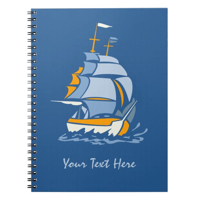 Cuaderno Portátil de personalizado de velero (Frente)