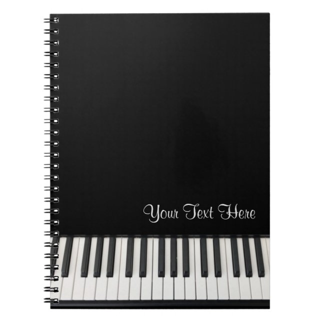 Cuaderno Portátil de piano de personalizable (Frente)