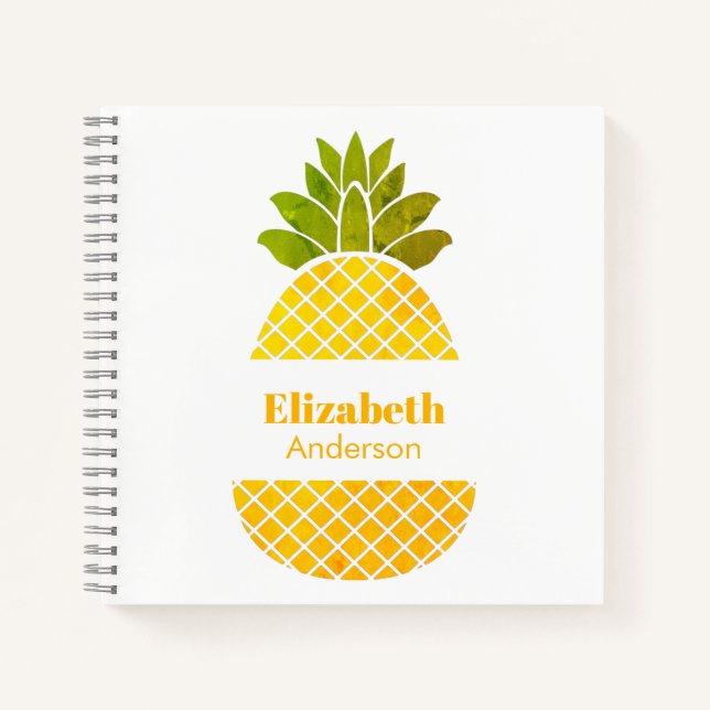 Cuaderno Portátil de piñas (Anverso)